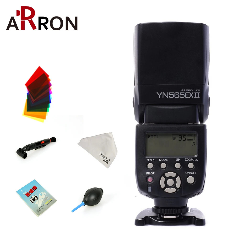 Yongnuo Flash YN565EX II For Canon 6d 60d 5d Mark iii 550d 1100d 650d 600d 700d 7d 5d2 Camera Wireless TTL Flash
Yongnuo Flash YN565EX II For Canon 6d 60d 5d Mark iii 550d 1100d 650d 600d 700d 7d 5d2 Camera Wireless TTL Flash