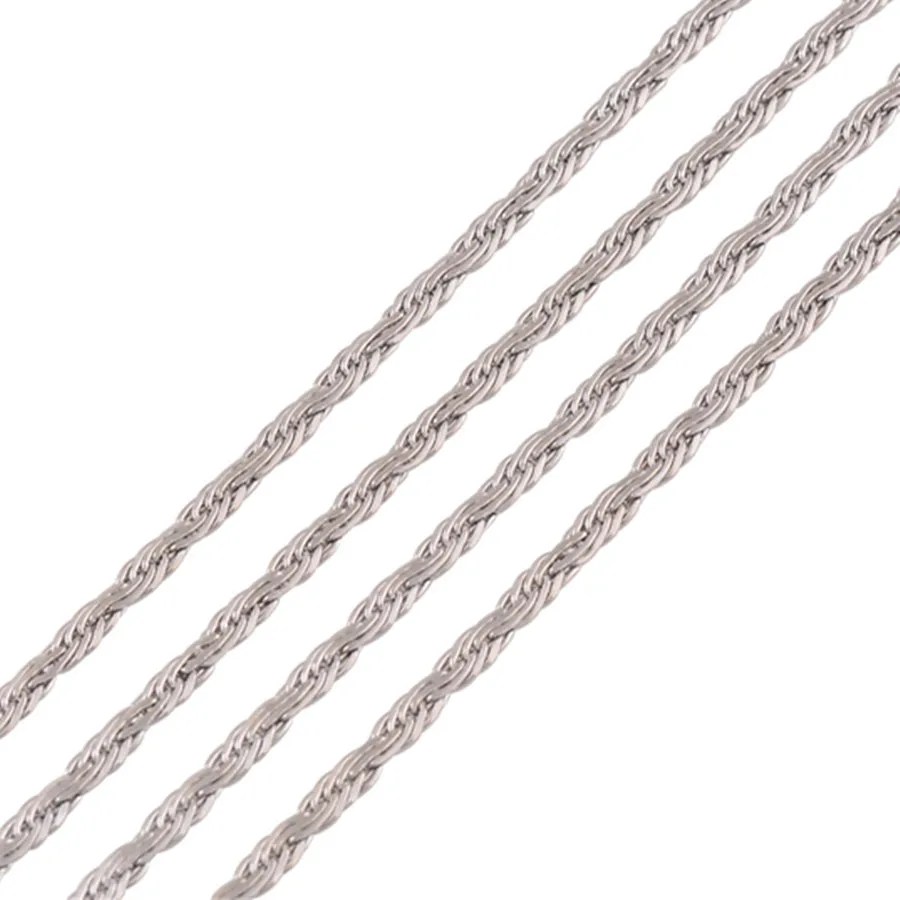 2mm Width Women Men Flat Chain 316L Stainless Steel Necklace High Quality Silver Chain Jewelry Acero Inoxidable Joyeria Mujer
2mm Width Women Men Flat Chain 316L Stainless Steel Necklace High Quality Silver Chain Jewelry Acero Inoxidable Joyeria Mujer