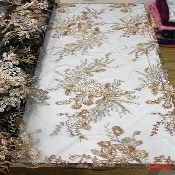 Black lace fabric 2019 high-end African tulle lace fabric with 3D embroidery french lace for women dress Nigerian style HJ2096-1
Black lace fabric 2019 high-end African tulle lace fabric with 3D embroidery french lace for women dress Nigerian style HJ2096-1