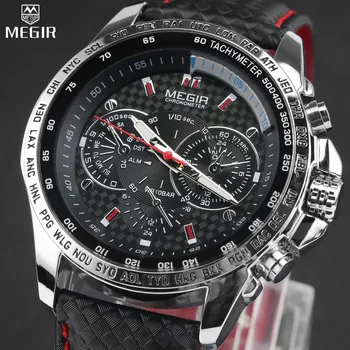 MEGIR Hot Famous Brand Men Watches Top Brand Luxury Business Quartz-watch Clock Leather Strap Male Wristwatch reloj hombre 2019
MEGIR Hot Famous Brand Men Watches Top Brand Luxury Business Quartz-watch Clock Leather Strap Male Wristwatch reloj hombre 2019