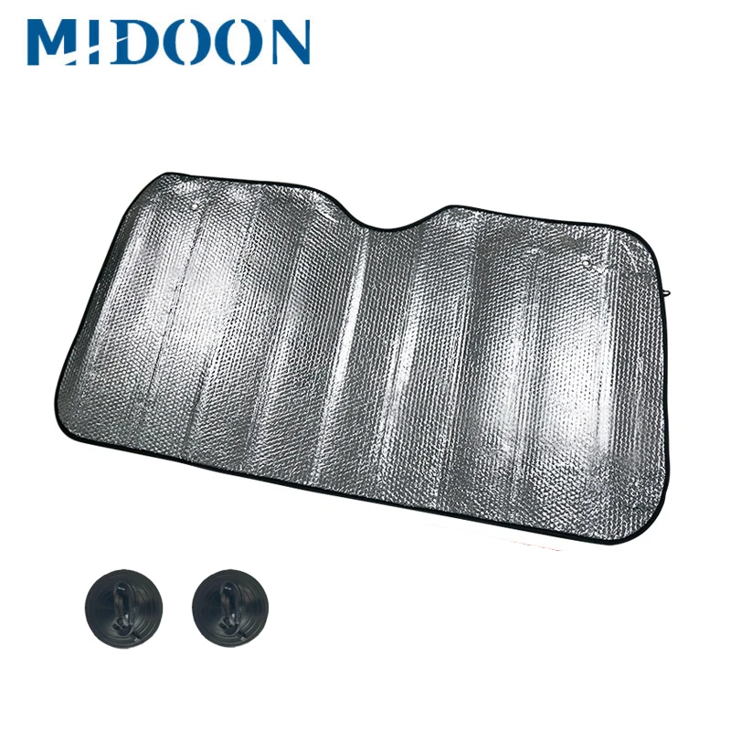 MIDOON Car Universal Reflective Car Aluminum foil Windscreen Sunshade Front Window Sun Shade Windshield Visor Cover UV Protect
MIDOON Car Universal Reflective Car Aluminum foil Windscreen Sunshade Front Window Sun Shade Windshield Visor Cover UV Protect