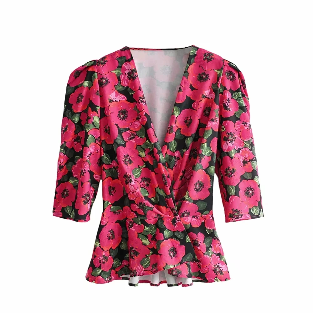 vintage women floral blouses 2019 summer fashion ladies bohemian high waist shirts casual girls purple-red boho tops femme chic
vintage women floral blouses 2019 summer fashion ladies bohemian high waist shirts casual girls purple-red boho tops femme chic