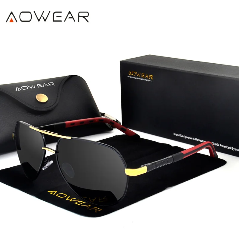 AOWEAR 2018 Mirror Sunglasses Men Polarized Brand Designer Aviation Sun Glasse Driving Goggles Glasses for Men / Women Gafas
AOWEAR 2018 Mirror Sunglasses Men Polarized Brand Designer Aviation Sun Glasse Driving Goggles Glasses for Men / Women Gafas