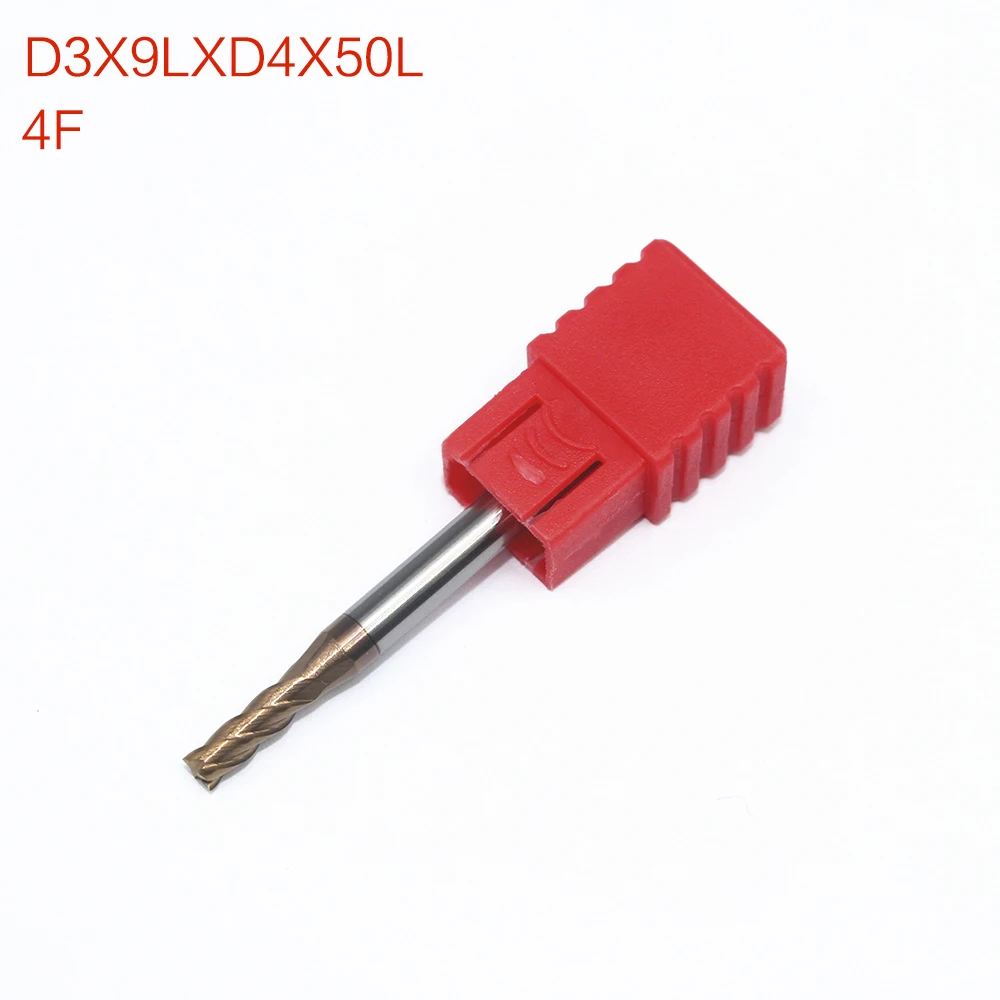 1PCS HRC60 3mm Solid Carbide flat End mills D3X9LXD4X50L 4Flute Standard Length Side milling Slotting Profiling face mill
1PCS HRC60 3mm Solid Carbide flat End mills D3X9LXD4X50L 4Flute Standard Length Side milling Slotting Profiling face mill