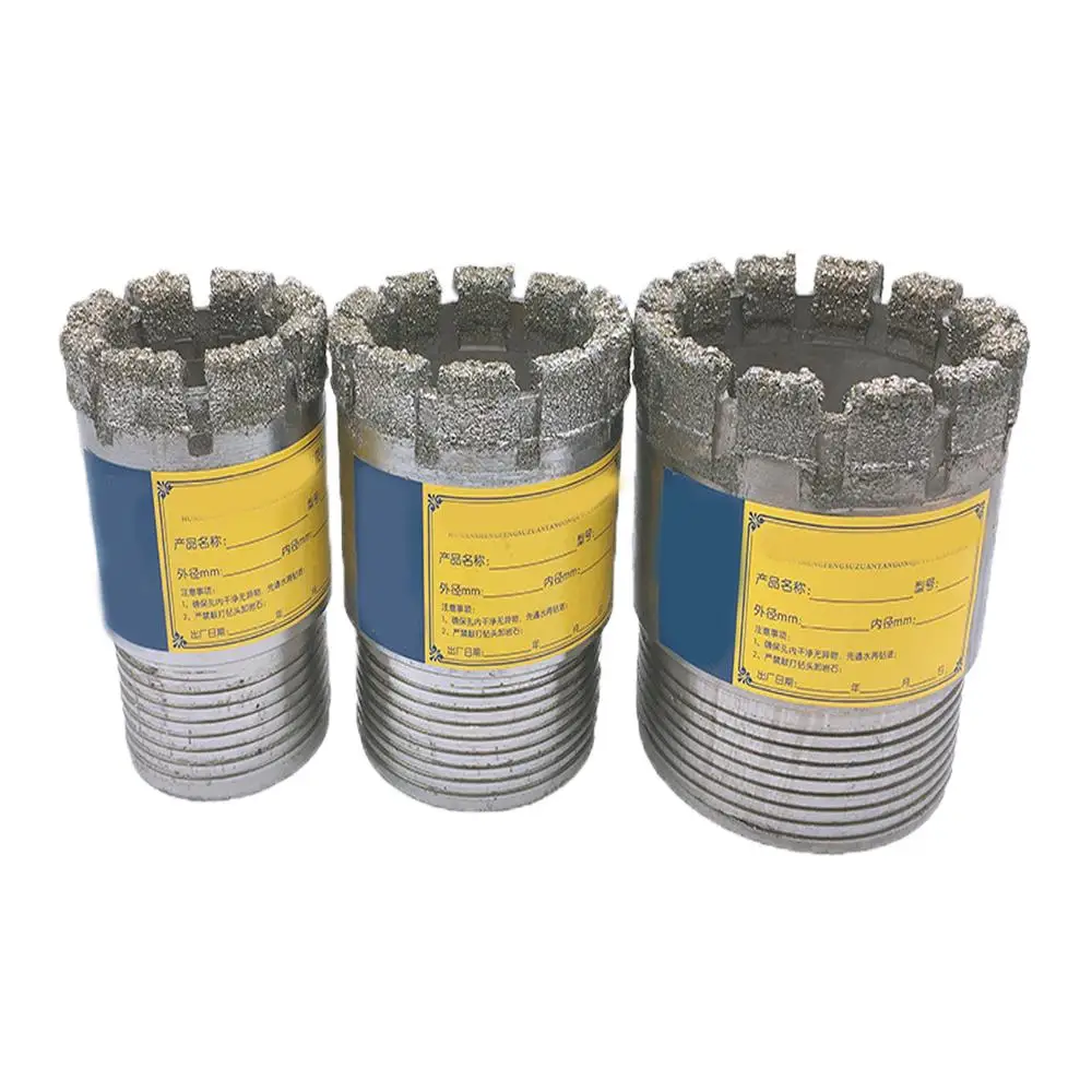 1PC Water well drill bit,Electroplated diamond drill bit,Geological coring exploration,Playing coal field,Take Core drill bit
1PC Water well drill bit,Electroplated diamond drill bit,Geological coring exploration,Playing coal field,Take Core drill bit