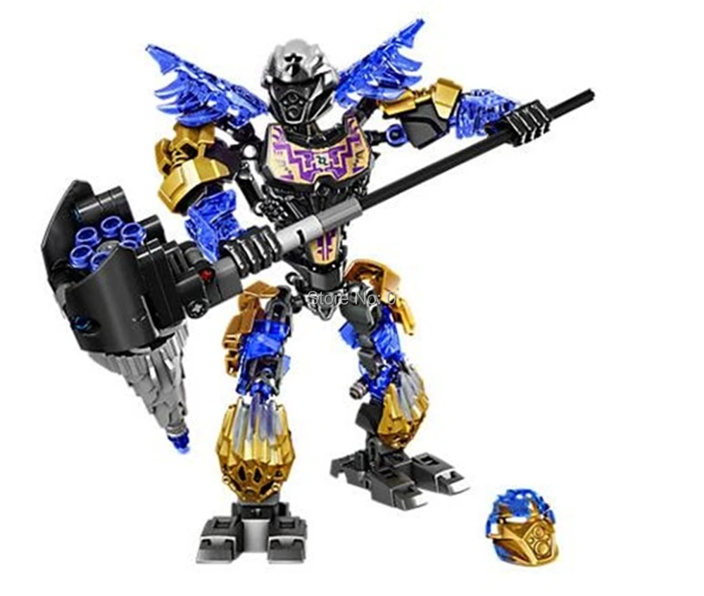 611-2 143pcs biochemical warrior bionicle mask of light onua earth 71309 building block Bricks Toy
611-2 143pcs biochemical warrior bionicle mask of light onua earth 71309 building block Bricks Toy
