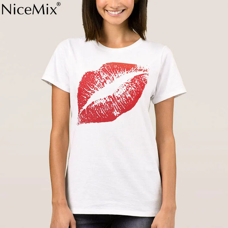NiceMix Brand New Summer Women T-shirt Printed Lips T Shirt O-Neck Short Sleeve Loose Cotton Tee Shirt Femme 65027
NiceMix Brand New Summer Women T-shirt Printed Lips T Shirt O-Neck Short Sleeve Loose Cotton Tee Shirt Femme 65027