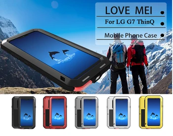 Waterproof Case For LG G7 ThinQ Case original Love Mei Shockproof Metal Aluminum Case Cover For LG G7 Cover Funda Gorilla glass
Waterproof Case For LG G7 ThinQ Case original Love Mei Shockproof Metal Aluminum Case Cover For LG G7 Cover Funda Gorilla glass