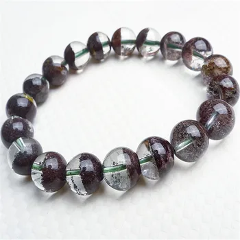 11mm Genuine Natural Red Phantom Quartz Crystal Round Bead Fashion Women Female Gift Stretch Charm Bracelet Jewelry
11mm Genuine Natural Red Phantom Quartz Crystal Round Bead Fashion Women Female Gift Stretch Charm Bracelet Jewelry