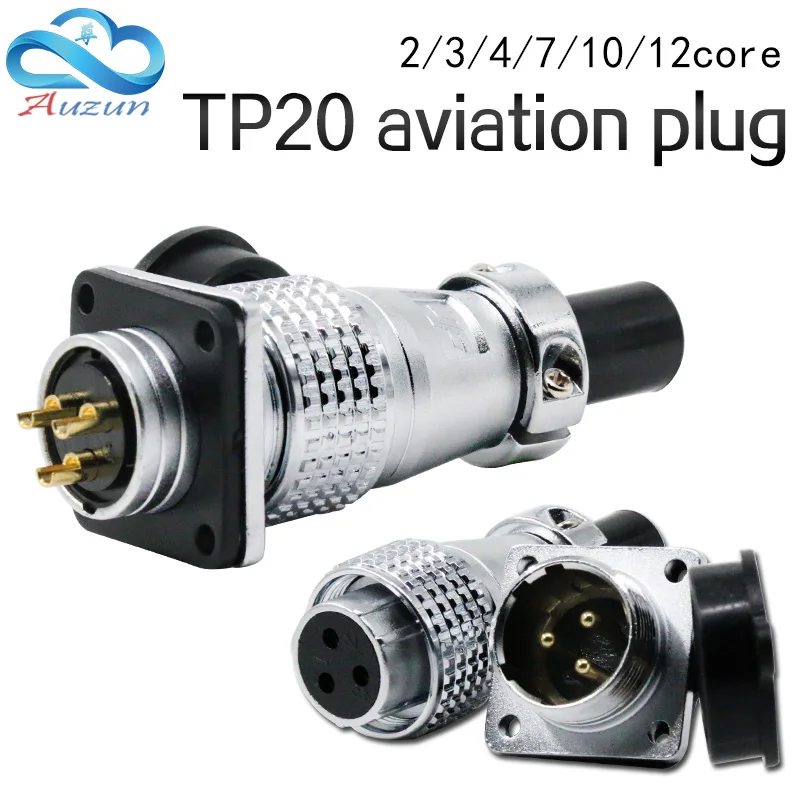 Aviation plug socket round connectorTP series 2/3/4/7/10/12core diameter 20MM aviation plug
Aviation plug socket round connectorTP series 2/3/4/7/10/12core diameter 20MM aviation plug