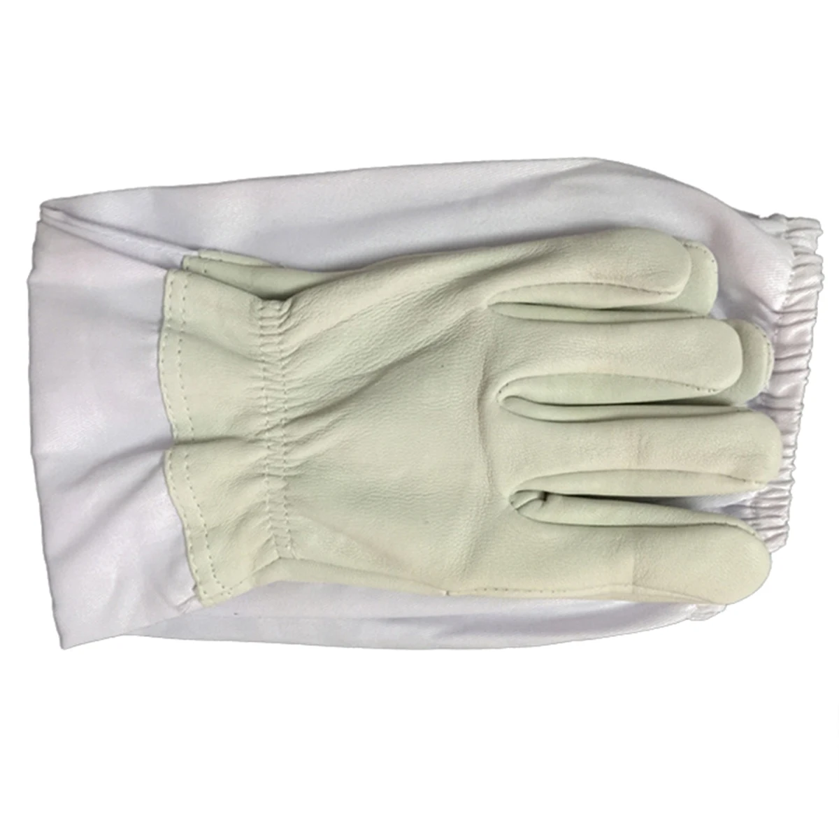 1 Pair of XL Large Protective Beekeeping Gloves With Vented Beekeeper Long Sleeves Professional Anti Bee Mayitr Goatskin Gloves