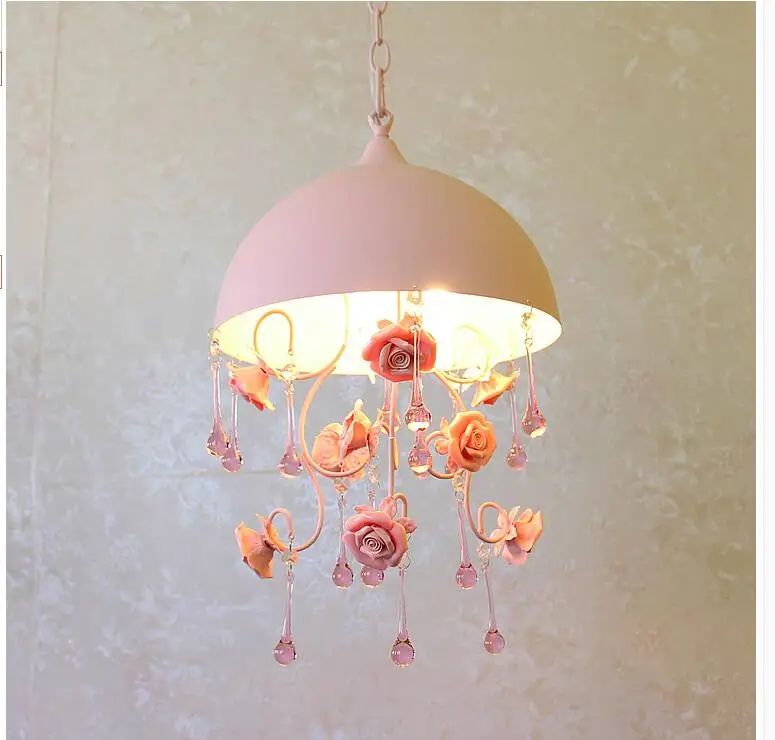 Бесплатная доставка розовый/синий подвесной светильник лампы свечи для гостиной
