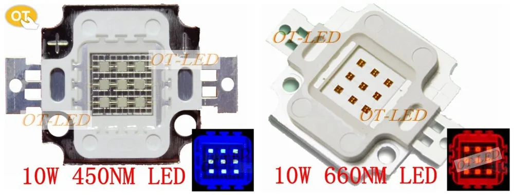 5PCS/lot 10W Royal Blue 450nm LED Deep Red Color 660NM High Power LED Lamp Light For Plant Grow Aquarium
5PCS/lot 10W Royal Blue 450nm LED Deep Red Color 660NM High Power LED Lamp Light For Plant Grow Aquarium