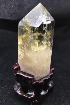 Unique 5.12 inch rare yellow quartz crystal wand point reiki healing natural gem collection
Unique 5.12 inch rare yellow quartz crystal wand point reiki healing natural gem collection