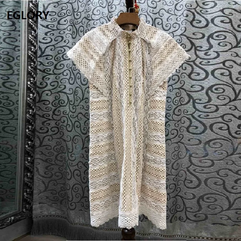 Top Quality New 2019 Summer Autumn Party Vintage Dresses Women Stand Neck Allover Crochet Embroidery Short Sleeve Cotton Dress
Top Quality New 2019 Summer Autumn Party Vintage Dresses Women Stand Neck Allover Crochet Embroidery Short Sleeve Cotton Dress