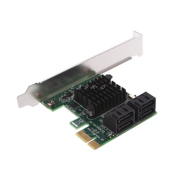 PCI-E PCI Express 1x To 4-Port Sata 3.0 III 6G Converter Controller Card Adapter
PCI-E PCI Express 1x To 4-Port Sata 3.0 III 6G Converter Controller Card Adapter