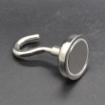 22KG Vertical Pulling Mounting Magnet Dia 25mm Magnetic Pots N52 Hook Attached Strong Magnet Pot Neodymium Magnet
22KG Vertical Pulling Mounting Magnet Dia 25mm Magnetic Pots N52 Hook Attached Strong Magnet Pot Neodymium Magnet