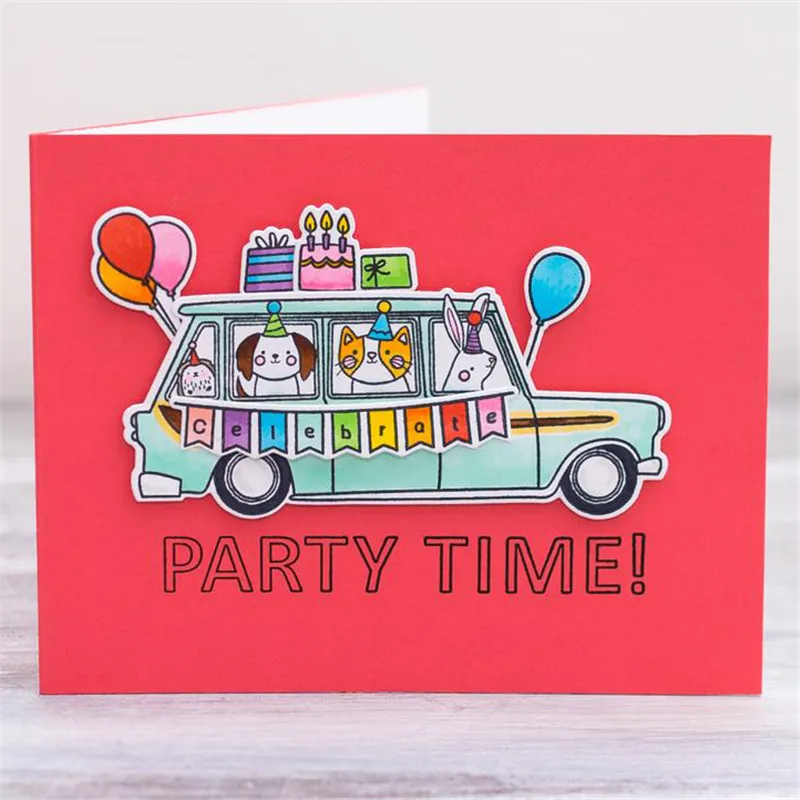 YaMinSanNiO Car Party Stamps and Dies Limo Ride Metal Cutting Dies New 2019 Dies Scrapbooking for Card Making Embossing Die Cut
YaMinSanNiO Car Party Stamps and Dies Limo Ride Metal Cutting Dies New 2019 Dies Scrapbooking for Card Making Embossing Die Cut