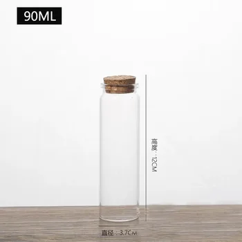 12pcs/lot 37*120mm 90ml Glass Bottles Wishing Bottle Empty Sample Storage Jars with Cork Stoppers Transparent Wedding Home Decor
12pcs/lot 37*120mm 90ml Glass Bottles Wishing Bottle Empty Sample Storage Jars with Cork Stoppers Transparent Wedding Home Decor