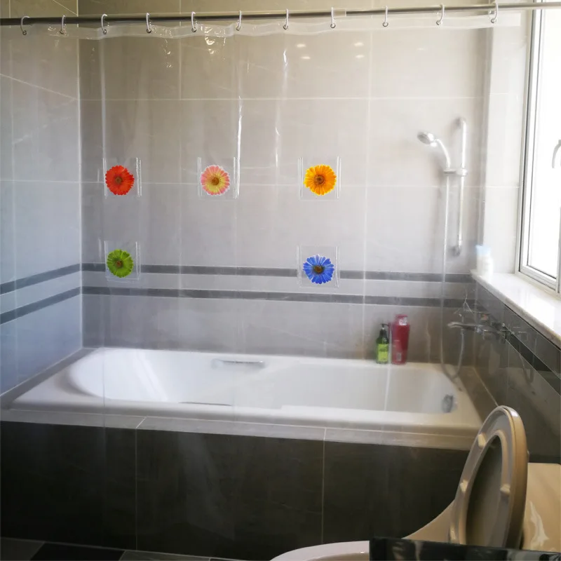 Pocket shower curtain PVC plastic waterproof Mildew proof Thick shower curtain with storage bag Transparent Scrub bath curtain
Pocket shower curtain PVC plastic waterproof Mildew proof Thick shower curtain with storage bag Transparent Scrub bath curtain