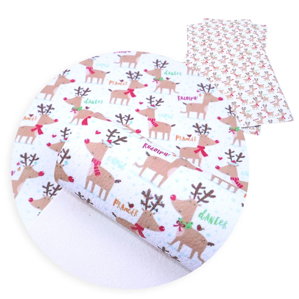 david angie 30*140cm Litchi Christmas Deer Printed Synthetic Leather DIY Bow Bags Phone Cover Faux Leather Fabric,1Yc7160
david angie 30*140cm Litchi Christmas Deer Printed Synthetic Leather DIY Bow Bags Phone Cover Faux Leather Fabric,1Yc7160