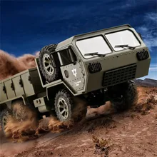 Fayee FY004A 1/16 RC Militär Lkw Radio Maschine 6WD Verfolgt Off-Road Crawler RTR Fernbedienung Auto für Kinder 6,19(China)