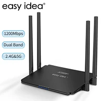Wifi Router AC1200 Wireless Router Wisp Mode Access Point High Power Dual Band 2.4G/5Ghz Smart APP Wi-fi Router image