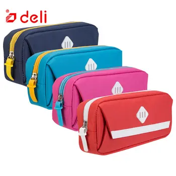 Deli cute canvas pencil bag new 4 color pencil case school student supplies stationery storage big space pencil case 66757/66758
Deli cute canvas pencil bag new 4 color pencil case school student supplies stationery storage big space pencil case 66757/66758