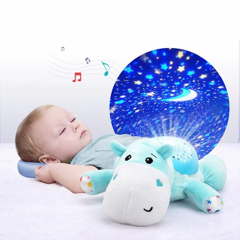 Baby Sleep LED Lighting Stuffed Animal Led Night Lamp Plush Toys With Projector Light Baby Toys
Baby Sleep LED Lighting Stuffed Animal Led Night Lamp Plush Toys With Projector Light Baby Toys