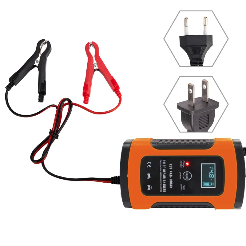 Car Battery Charger 110V to 220V To 12V 6A Intelligent Full Automatic Fast Power Charging Wet Dry Lead Acid Digital LCD Display
Car Battery Charger 110V to 220V To 12V 6A Intelligent Full Automatic Fast Power Charging Wet Dry Lead Acid Digital LCD Display