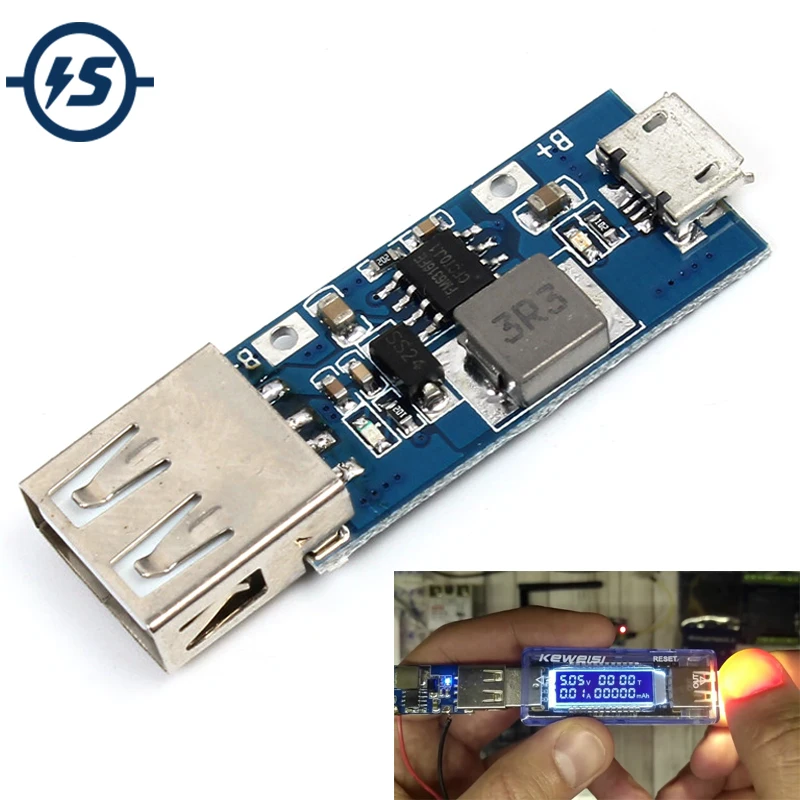 DC-DC 3V 3.3V 3.7V 4.2V to 5V Step Up Power Module Boost Converter Regulated Power Supply USB Power Bank For Smartphone
DC-DC 3V 3.3V 3.7V 4.2V to 5V Step Up Power Module Boost Converter Regulated Power Supply USB Power Bank For Smartphone