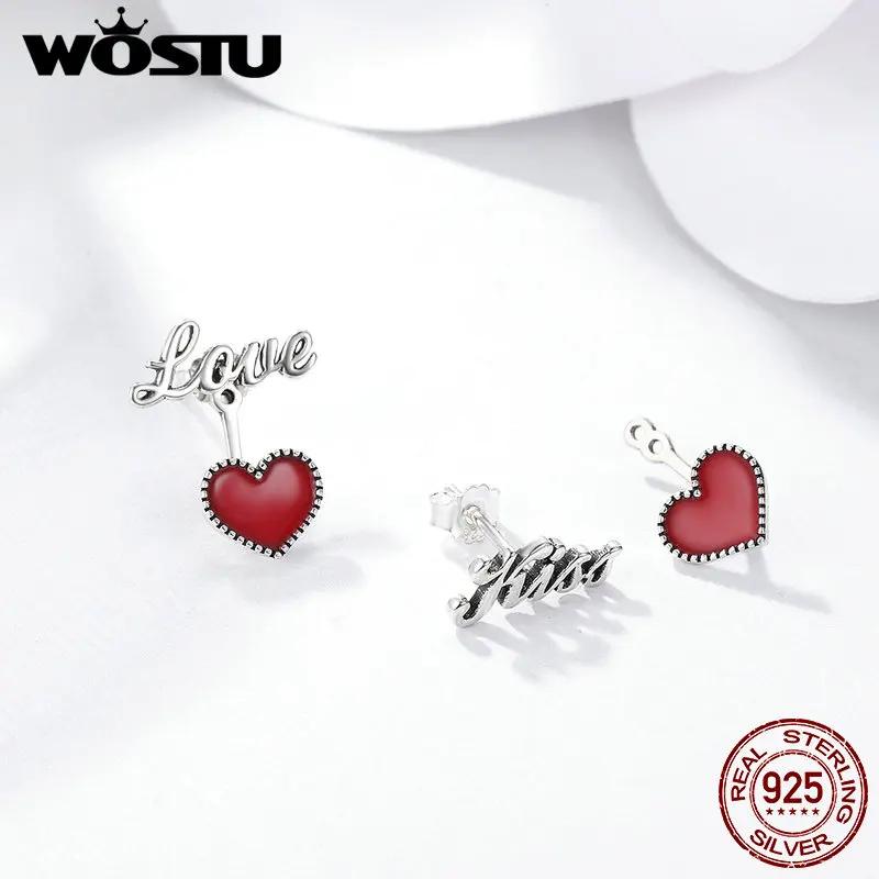 WOSTU Hot Sale 925 Sterling Silver Love Kiss Heart Stud Earrings For Women Fine S925 Brand Jewelry Lover Gift BKE157
WOSTU Hot Sale 925 Sterling Silver Love Kiss Heart Stud Earrings For Women Fine S925 Brand Jewelry Lover Gift BKE157