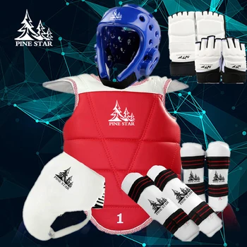 2016 new taekwondo protectors full set of 8 pieces child adult Helmet Chest head protector Armguards Shank protector Crotch
2016 new taekwondo protectors full set of 8 pieces child adult Helmet Chest head protector Armguards Shank protector Crotch