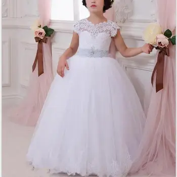 2017 New Flower Girl Dresses Bow Keyhole Ball Gown Party Pageant Communion Dress for Wedding Little Girls Kids/Children Dress
2017 New Flower Girl Dresses Bow Keyhole Ball Gown Party Pageant Communion Dress for Wedding Little Girls Kids/Children Dress