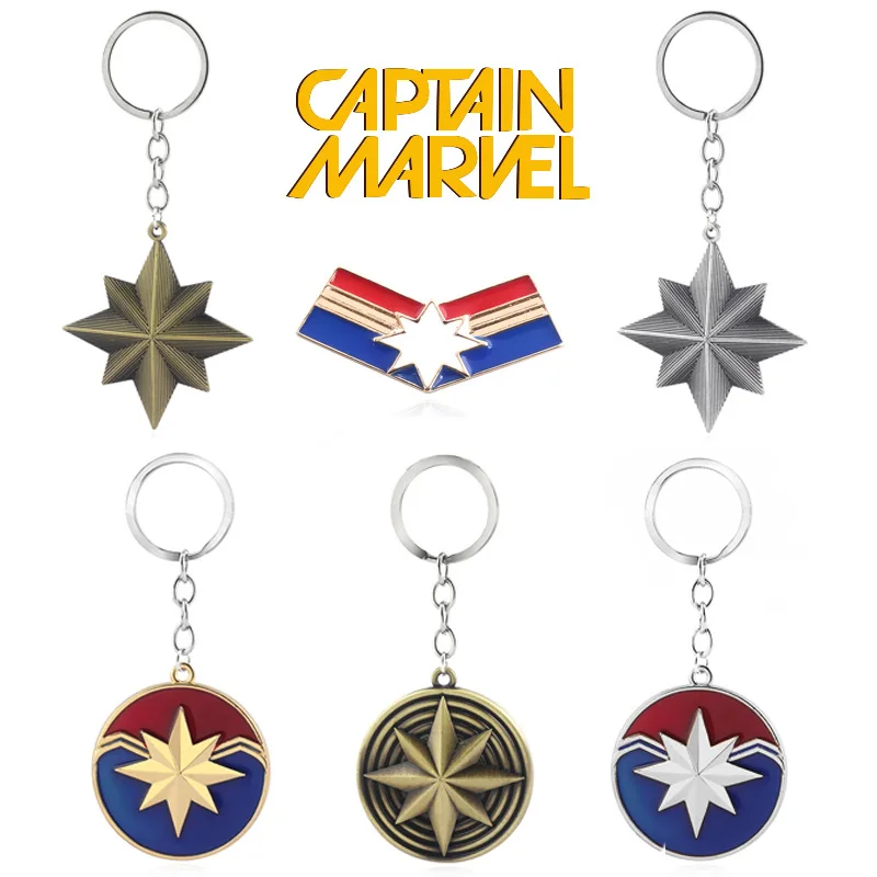 The Avengers Captain Marvel Logo Keychain Fashion Metal Key Chain Pendant Key Ring Men Gift Movie Jewelry
The Avengers Captain Marvel Logo Keychain Fashion Metal Key Chain Pendant Key Ring Men Gift Movie Jewelry