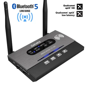 3 In 1 Long Range Bluetooth 5.0 Transmitter Receiver NFC Audio Adapter aptX-LL HD Optical 3.5mm RCA AUX for TV/Home Stereo
3 In 1 Long Range Bluetooth 5.0 Transmitter Receiver NFC Audio Adapter aptX-LL HD Optical 3.5mm RCA AUX for TV/Home Stereo