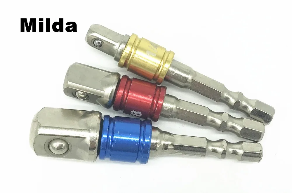 3pcs/set Adapter Set Socket Bit Hex Shank 1/4" 3/8" 1/2" Impact Drill Bit Driver Electrical Drilling Heads tool accessories
3pcs/set Adapter Set Socket Bit Hex Shank 1/4" 3/8" 1/2" Impact Drill Bit Driver Electrical Drilling Heads tool accessories