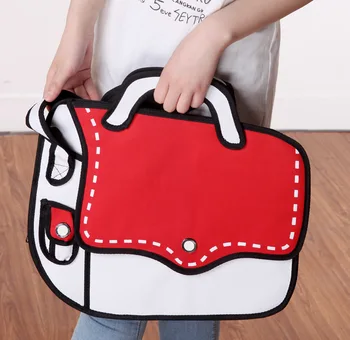 New Fashion 2D Bags Novelty Back To School Bag 3D Drawing Cartoon Paper Comic Handbag Women Shoulder Bag
New Fashion 2D Bags Novelty Back To School Bag 3D Drawing Cartoon Paper Comic Handbag Women Shoulder Bag