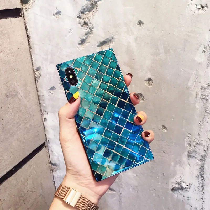 TPU Blu-Ray Case For iPhone 8 7 Plus Luxury Square Silicone Cover For iPhone 6 6s Plus X 10 Coque Shell ipone 6 s Capa Capinha
TPU Blu-Ray Case For iPhone 8 7 Plus Luxury Square Silicone Cover For iPhone 6 6s Plus X 10 Coque Shell ipone 6 s Capa Capinha