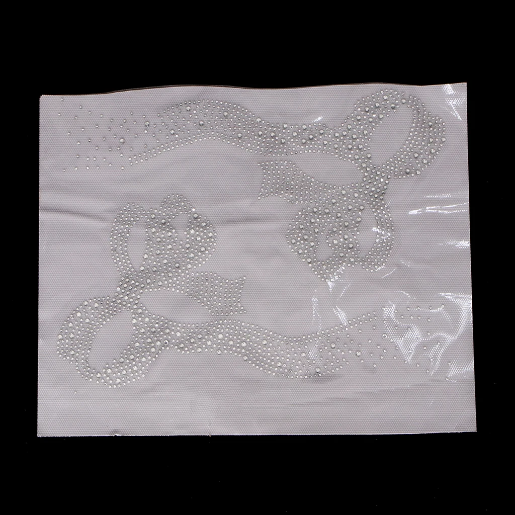 Fashion Hotfix Rhinestones,Heat Transfer Design Iron on Motifs,Rhinestone Applique Patch Sewing Accessories