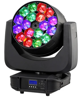 Hot Sale!!!6.5-60 Degree Auto Adjustment Zoom LED Moving Head Light DMX Diamond Multi Color Moving Head Light 18*15W RGBW 4in1
Hot Sale!!!6.5-60 Degree Auto Adjustment Zoom LED Moving Head Light DMX Diamond Multi Color Moving Head Light 18*15W RGBW 4in1