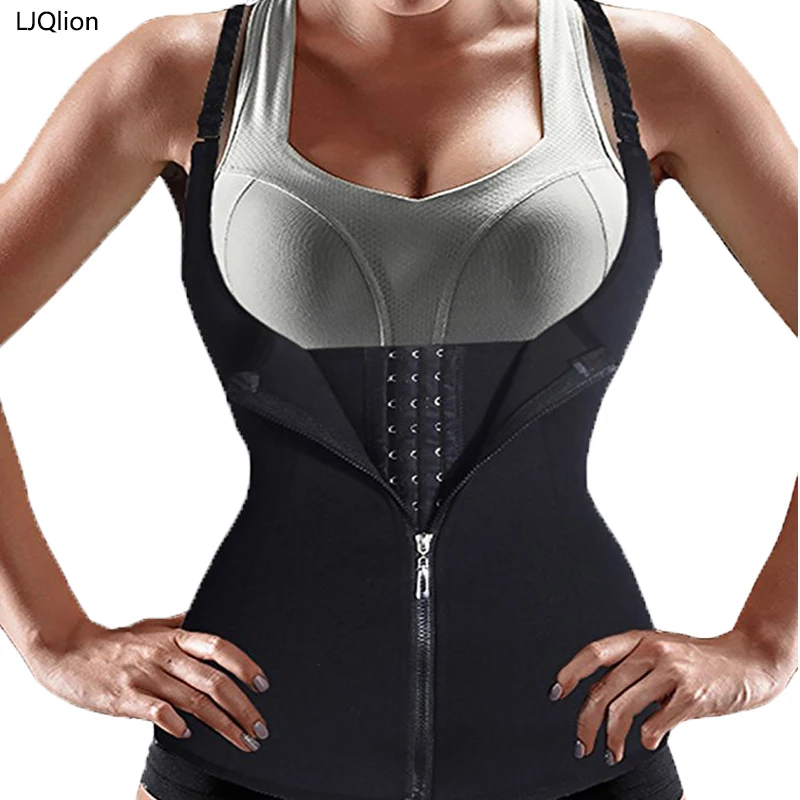 LJQlion New Ladies Waist Trainer Plastic Top Body Shapewear Corset Zipper Tank Adjustable Shoulder Strap Abdominal waist
LJQlion New Ladies Waist Trainer Plastic Top Body Shapewear Corset Zipper Tank Adjustable Shoulder Strap Abdominal waist