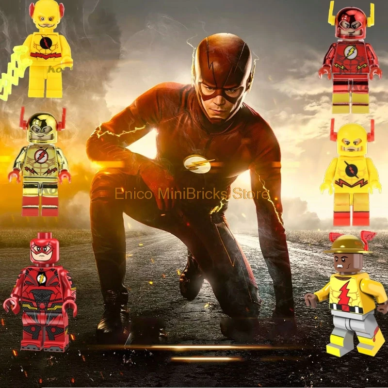 The Flash Set DC Movie Super Heroes Figures The Flash Reverse-Flash Arrow Aciton Figure Building Blocks Toys For Children
The Flash Set DC Movie Super Heroes Figures The Flash Reverse-Flash Arrow Aciton Figure Building Blocks Toys For Children