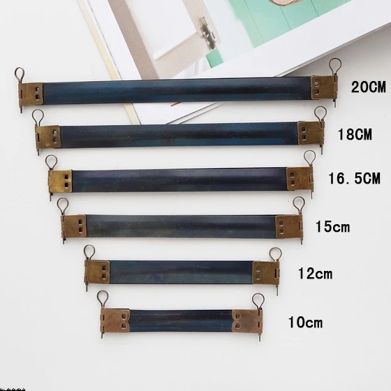 KISSSDIY 30PCS 10 / 12 / 15 / 16.5 / 18 / 20CM Metal Internal Flex purse Frame with Loops,Accessories Bag Flex Spring Clasp
KISSSDIY 30PCS 10 / 12 / 15 / 16.5 / 18 / 20CM Metal Internal Flex purse Frame with Loops,Accessories Bag Flex Spring Clasp