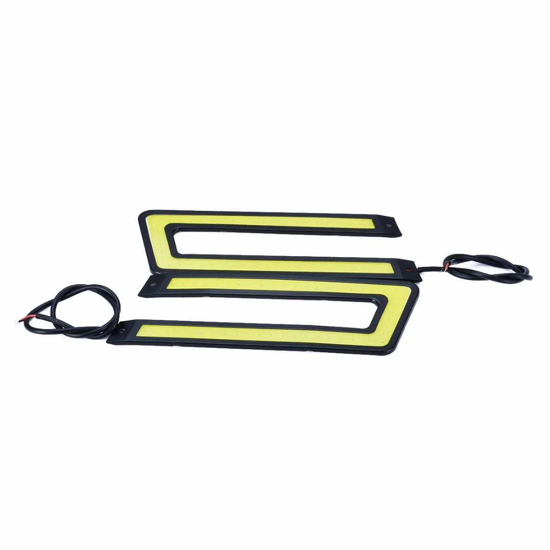 2X Car Styling Headlight Light U Shape COB LED Auto Day-time Running Decorative Light Fog Lamp High Brightness White 12V DC
2X Car Styling Headlight Light U Shape COB LED Auto Day-time Running Decorative Light Fog Lamp High Brightness White 12V DC