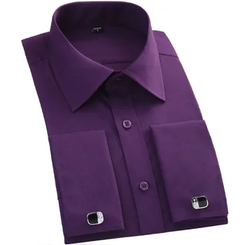 High Quality New 2019ashion french cufflinks shirts men dress shirt Slim Fit Long Sleeve Cotton Plus Size M-4XL Black, white
High Quality New 2019ashion french cufflinks shirts men dress shirt Slim Fit Long Sleeve Cotton Plus Size M-4XL Black, white