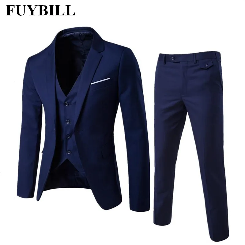FuyBill 2018 New Fashion Large Size Korean Business Suit Men Three Pieces of Suit and Groom Wedding Dress Casual Men's Suit
FuyBill 2018 New Fashion Large Size Korean Business Suit Men Three Pieces of Suit and Groom Wedding Dress Casual Men's Suit