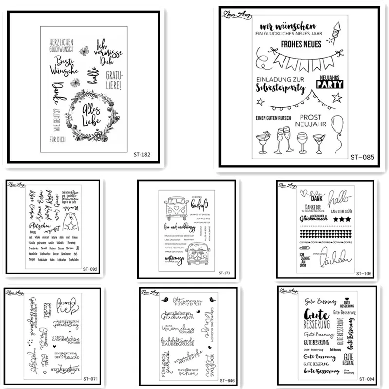 ZhuoAng German big link Transparent and Clear Stamp DIY Scrapbooking Album Card Making DIY Decoration Making
ZhuoAng German big link Transparent and Clear Stamp DIY Scrapbooking Album Card Making DIY Decoration Making