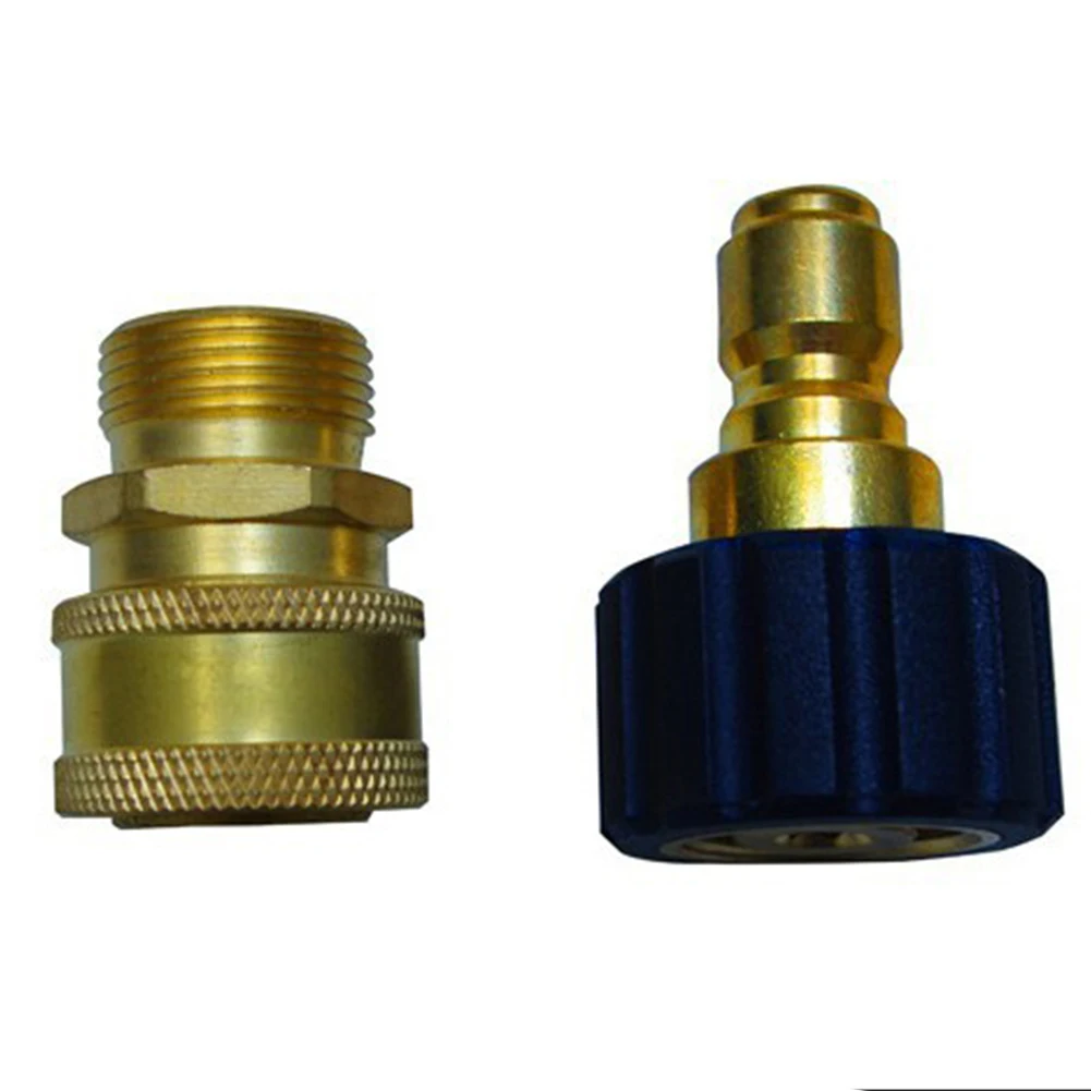 Pressure Washer Fitting Brass M22 15mm 3/8'' Portable Hose Garden 5000 PSI Pressure Washer Adapter Set Quick Disconnect Metric
Pressure Washer Fitting Brass M22 15mm 3/8'' Portable Hose Garden 5000 PSI Pressure Washer Adapter Set Quick Disconnect Metric