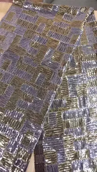 Hot sale latest Nigerian lace fabric YG-580 with sequined embroidery African net fabric
Hot sale latest Nigerian lace fabric YG-580 with sequined embroidery African net fabric